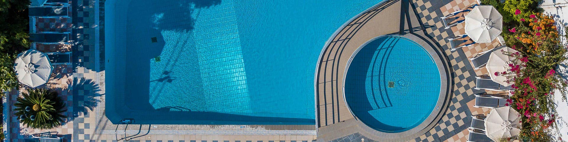 Irinna Hotel - Swimming Pool - Aerial View